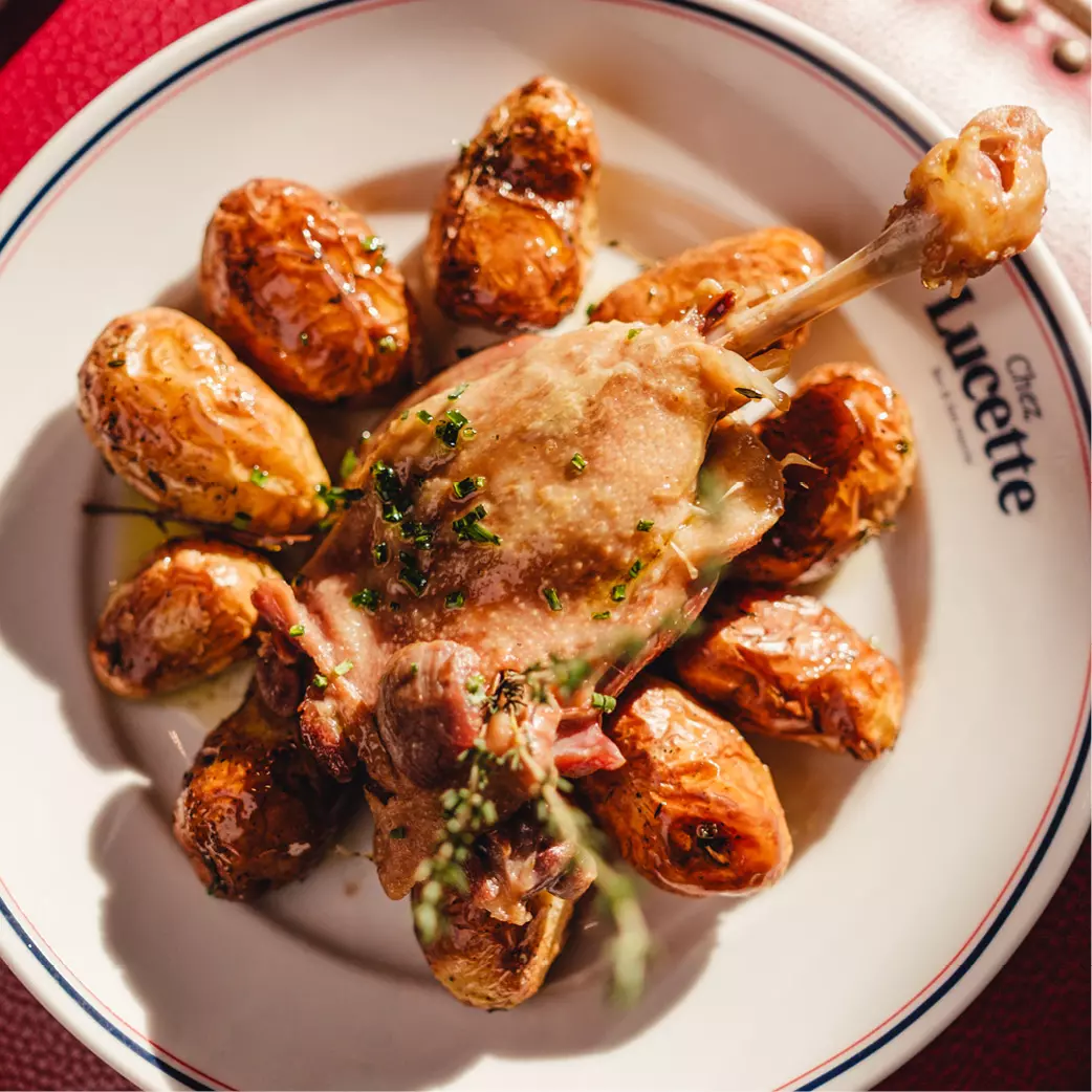 Notre confit de canard - Restaurant Blois Chez Lucette restaurant blois pas cher